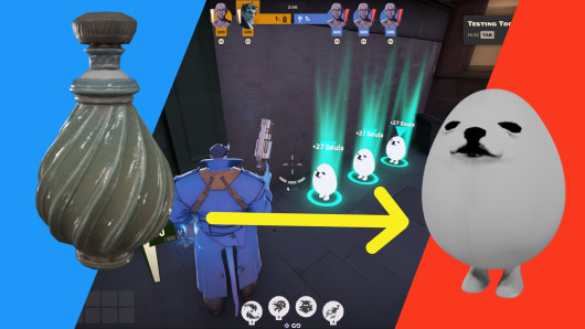 Eggdog over Powerup Idol