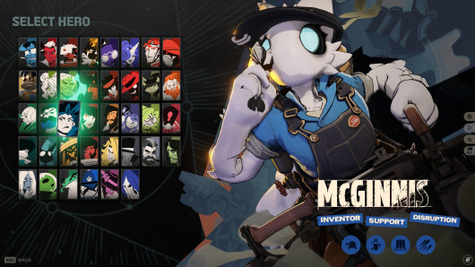 Character select