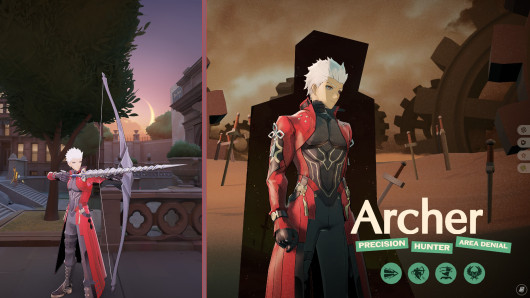 Archer (Fate/Stay Night) Over Grey Talon