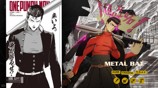 Metal Bat as Billy (One Punch Man)