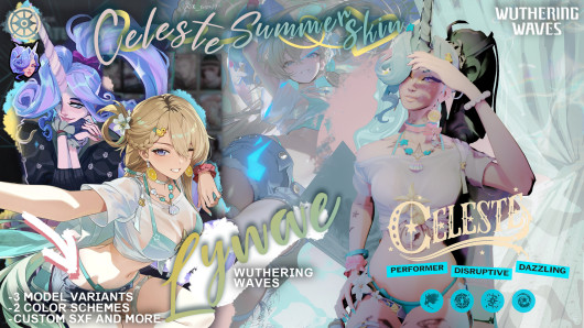 Сeleste Lynae Summer skin Wuthering Waves