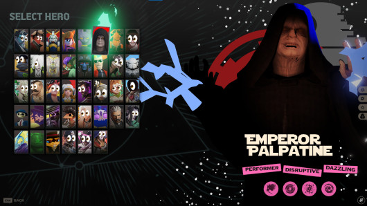 Emperor Palpatine as Celeste ( Star Wars )