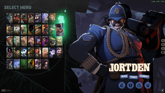 Hero Select Screen