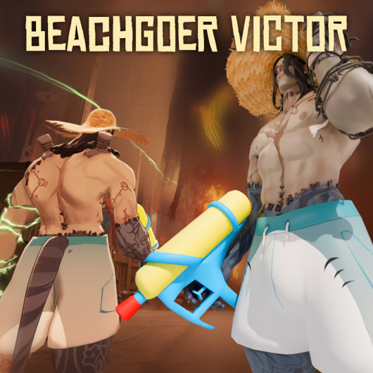Beachgoer Victor