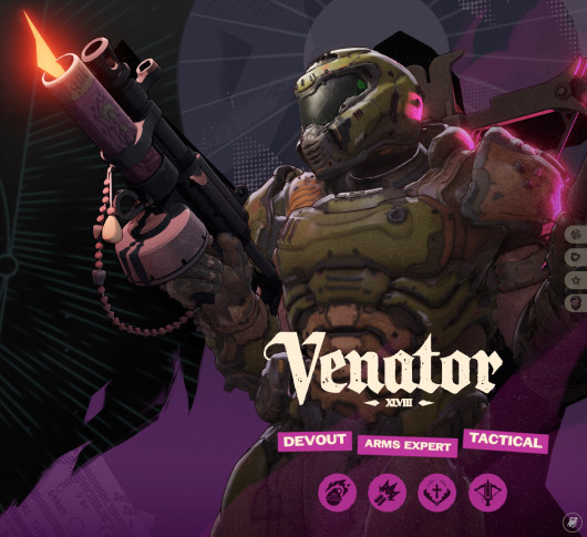 DOOM Slayer over Venator
