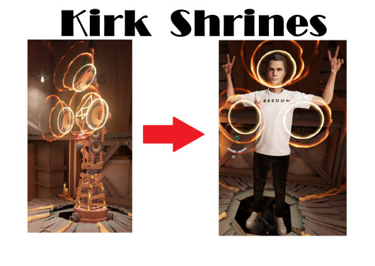 Charlie Kirk Hidden King Shrine