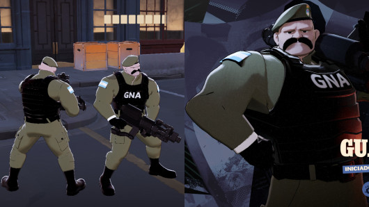 Warden Argentine Police (GNA)