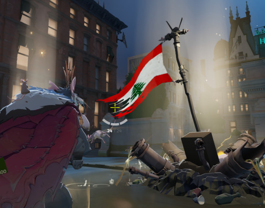 RatKing Lebanese flag (Lebanon Rat King)