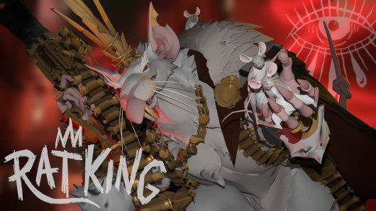 Gilded Albino RatKing + particles (violet update)