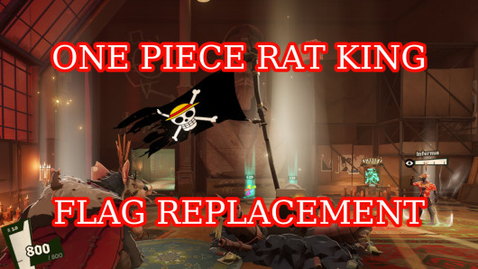 One Piece Rat King Flag Replacement