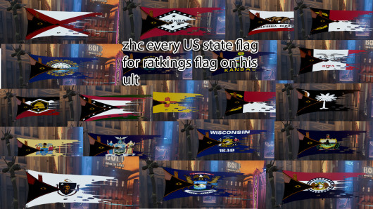 US State Flags For Rat King