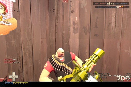 Golden Minigun Team Fortress 2 Mods