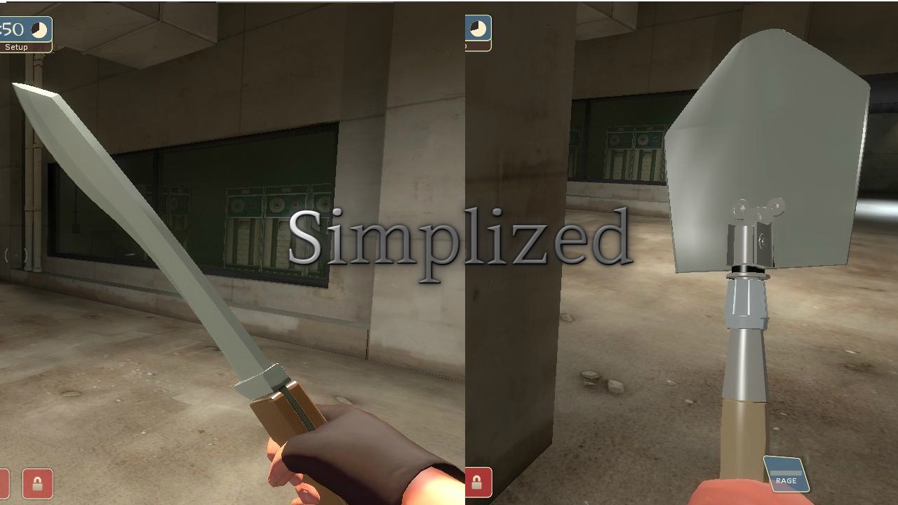 Simplified Kukiri & Shovel
