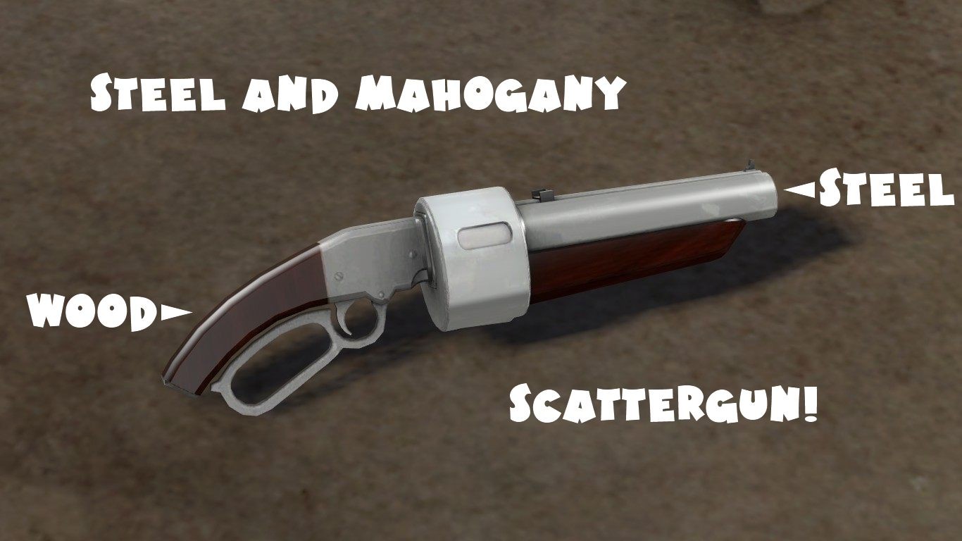 Steel/Mahogany Scattergun
