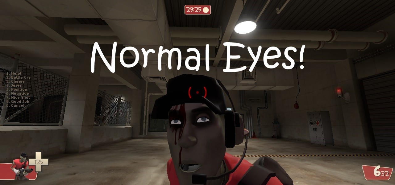 Zombies with normal eyes