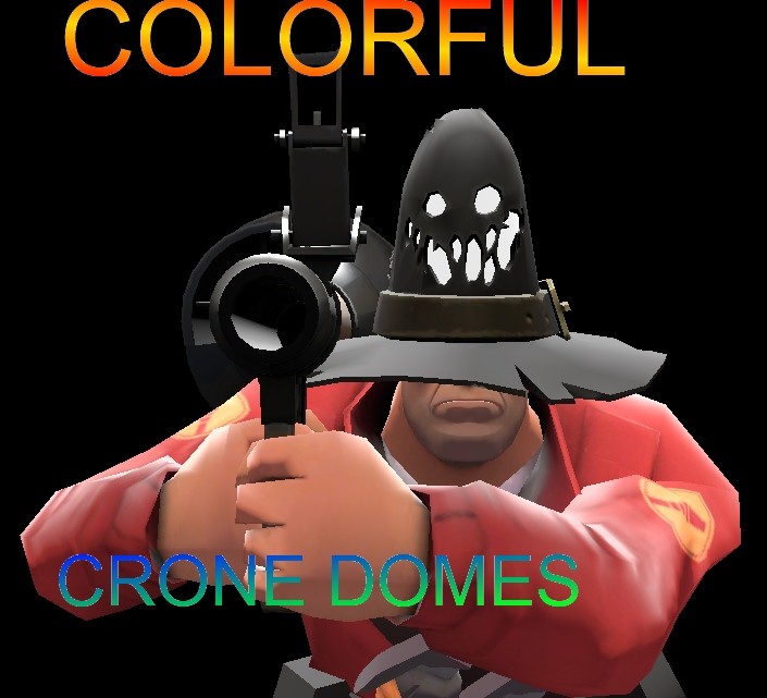 Colorful Glow Crone Domes