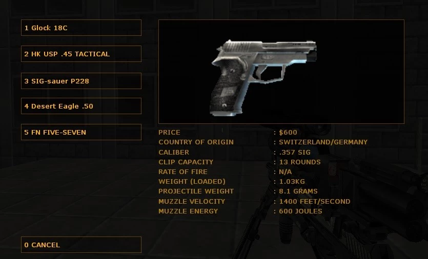 Real Weapon Names [Counter-Strike 1.6] [Mods]