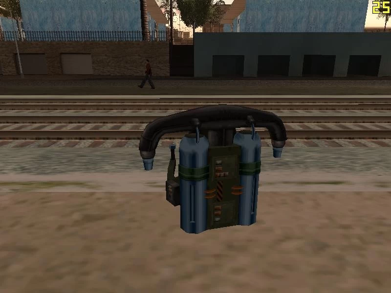 GTA San Andreas Unlimited Jetpack For Android Mod 