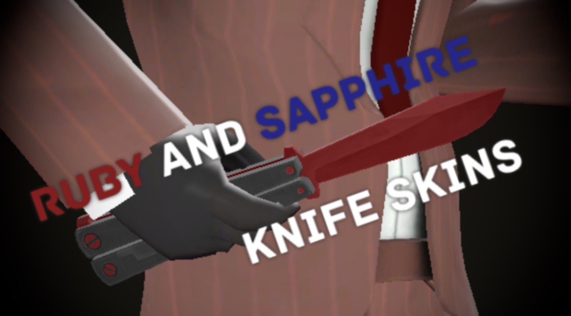 Ruby and Sapphire Knives