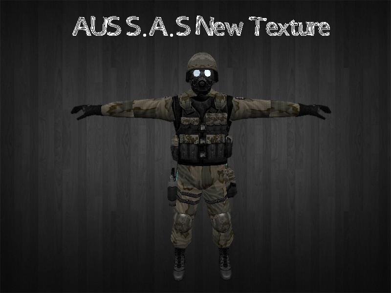 AUS SAS New Texture Mod for Counter-Strike 1.6 | CS1.6 Mods