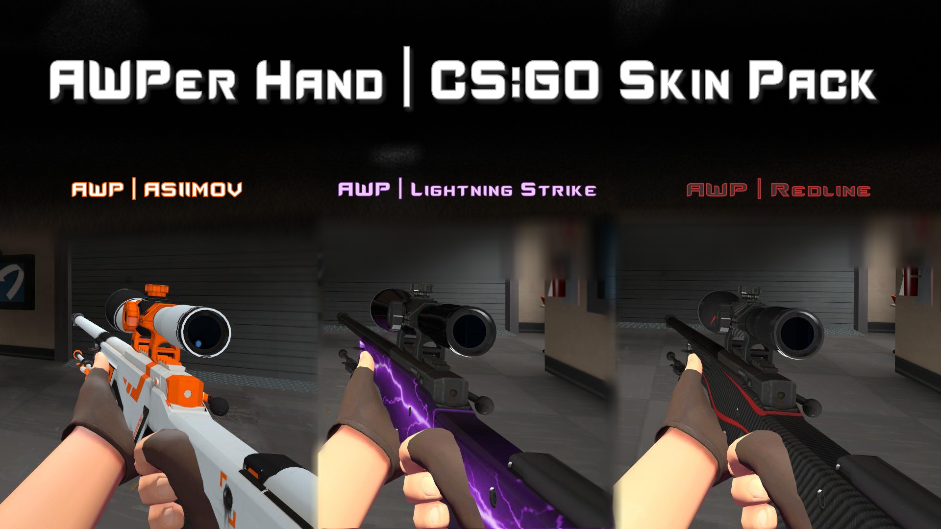 Download wallpaper counter strike, global offensive, awp, skin, cs:go,  asiimov, section weapon in resolution 1366x768