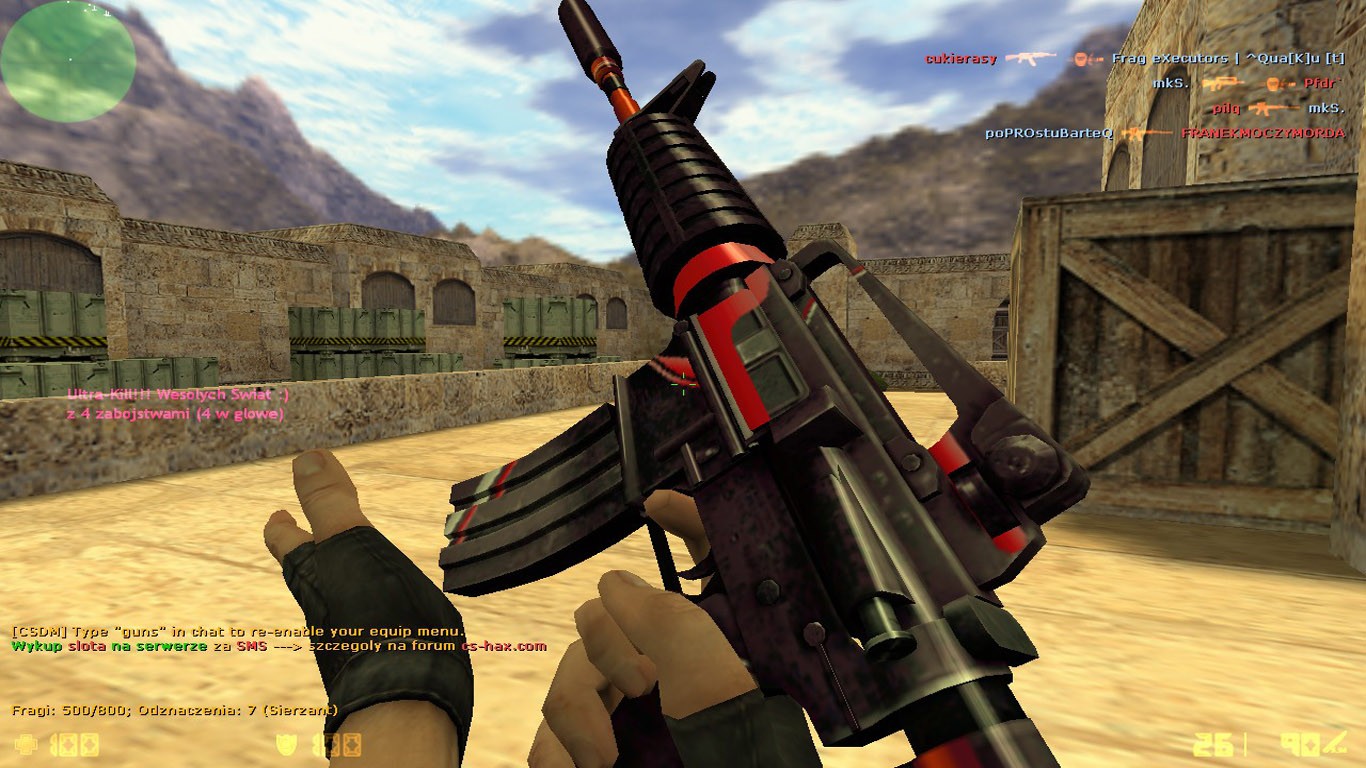 M4A1 | Red Line Mod for Counter-Strike 1.6 | CS1.6 Mods