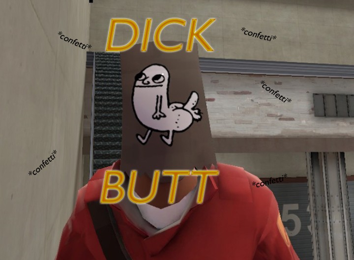 DickButt Saxton Hale Mask