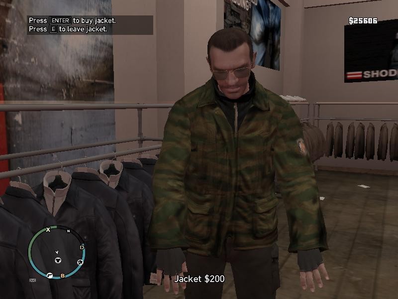 GTA IV Niko Bellic Blue Jacket