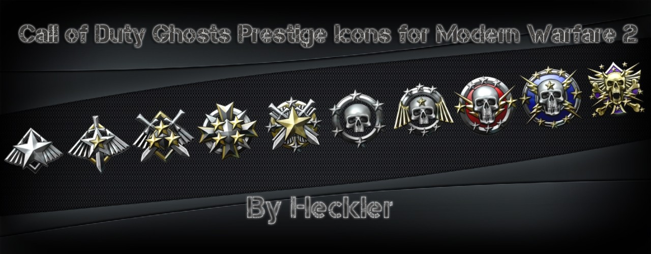 Call of Duty Ghost Prestige icons for MW2 [Call of Duty: Modern