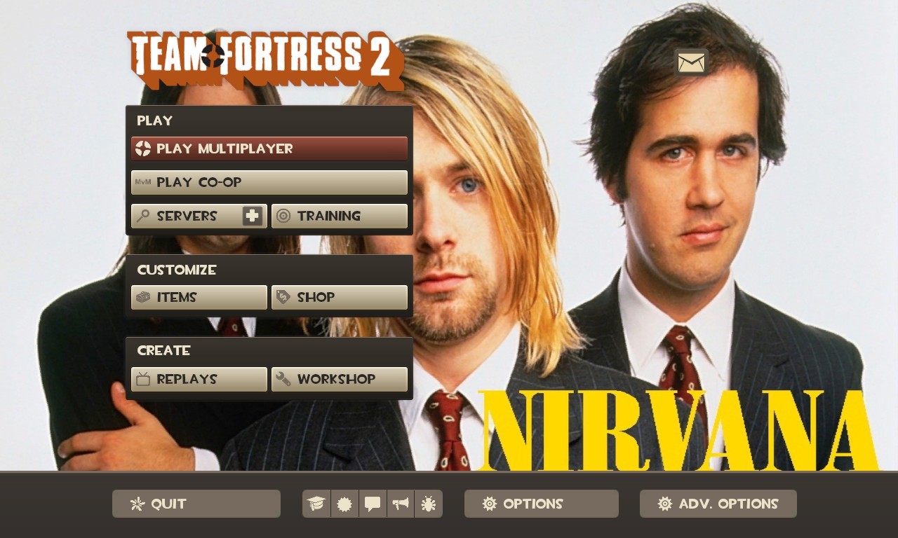 Nirvana TF2 Menu