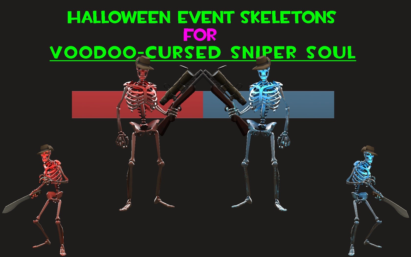 Halloween Event Skeletons for Voodoo-Cursed Sniper
