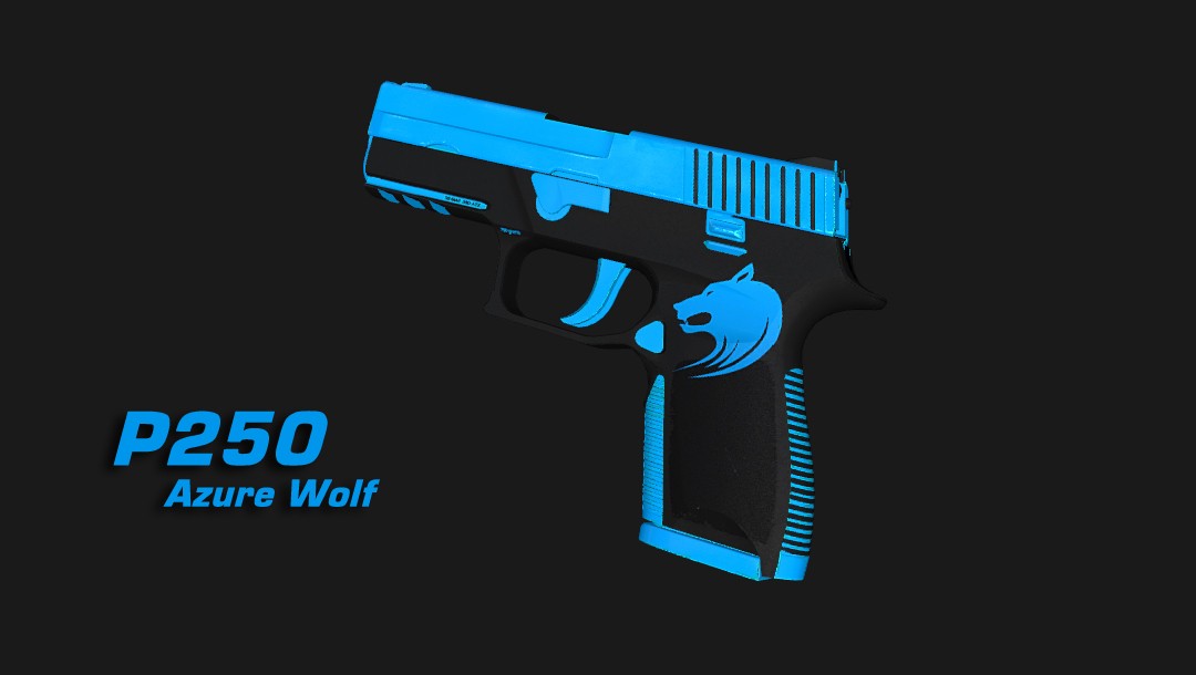 P250 | Azure Wolf