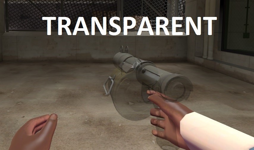 Transparent Sticky Bomb Launcher