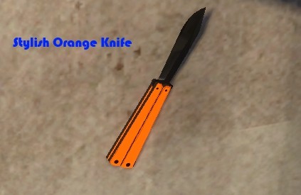 Stylish Orange Knife
