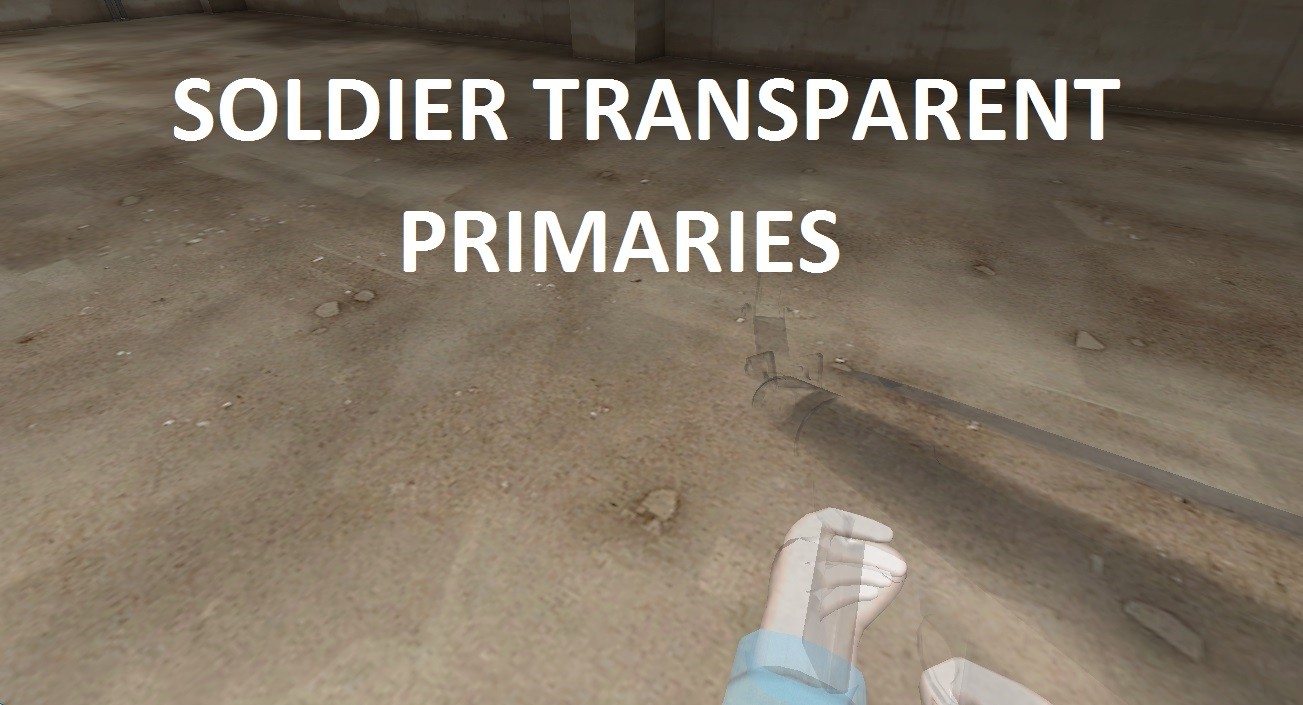 [Soldier] Translucent Primary Weapon Pack