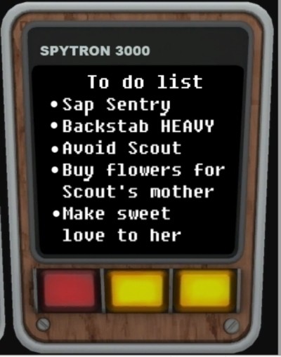 spys to do list