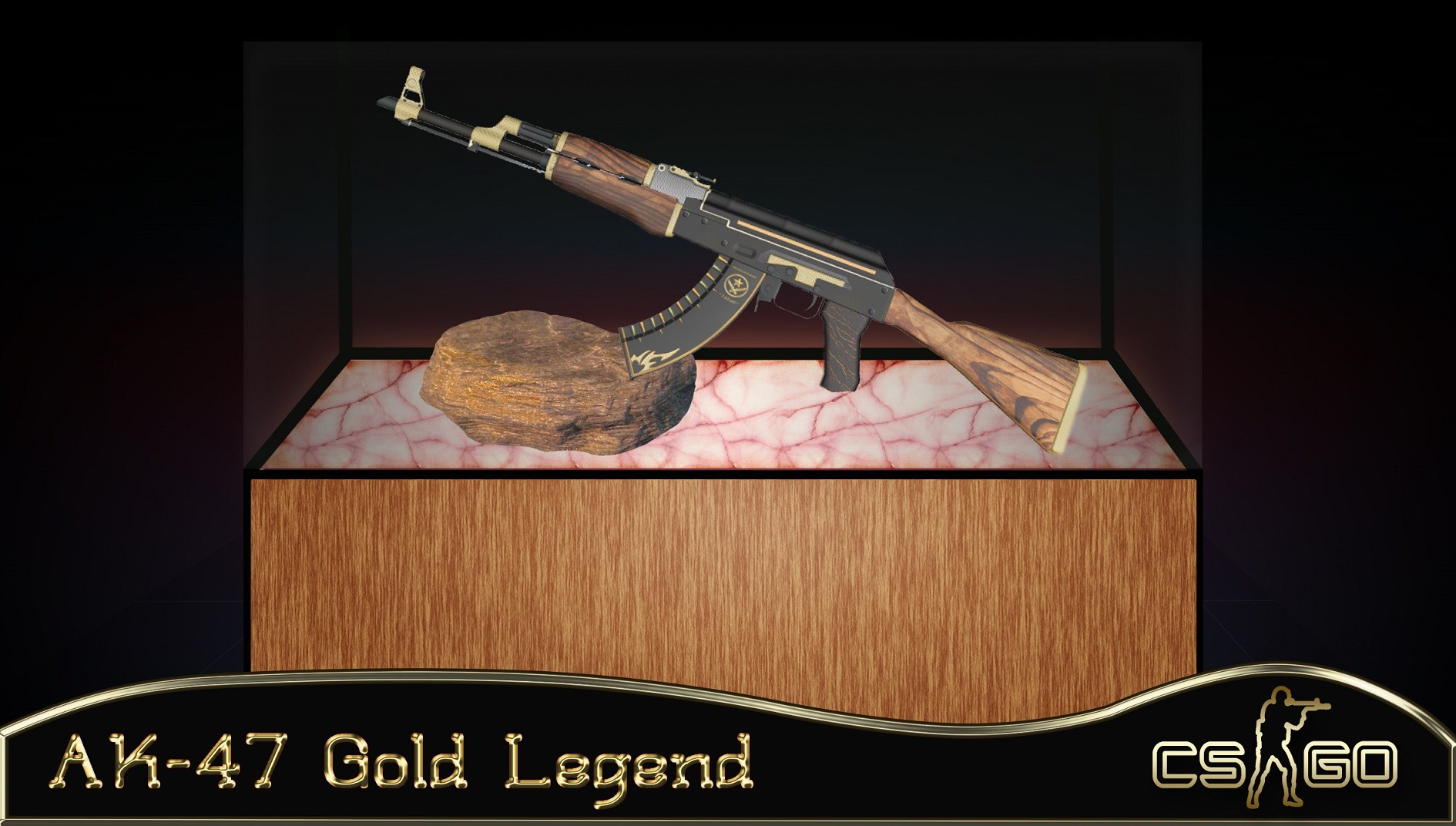 Cs go gold ak 47 фото 97