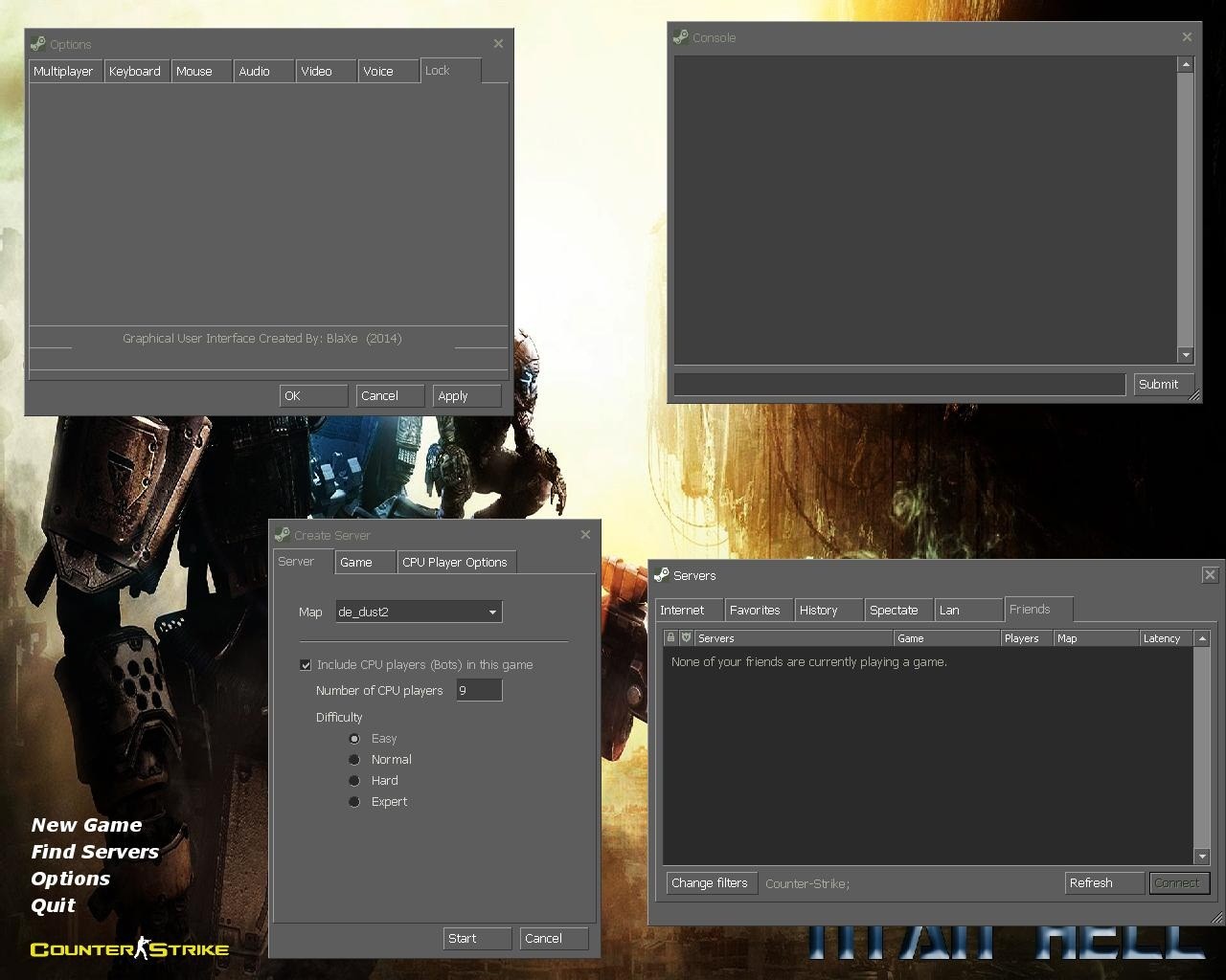 [CS] TitanHell [Full GUI] v1 [Counter-Strike 1.6] [Mods]