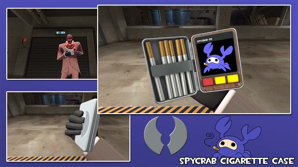 Spy Crab Cigarette Case Mod for Team Fortress 2