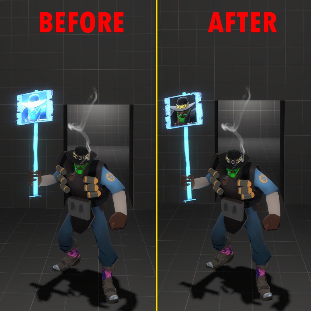 Conscientious Objector Crit Overlay Removal [Team Fortress 2] [Mods]