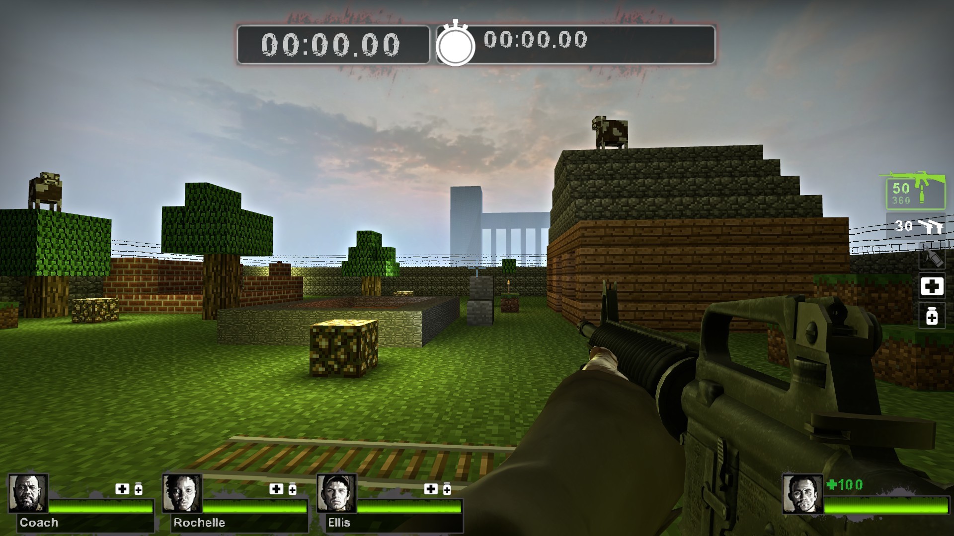 L4D2 - Surivel map (Minecraft style) image - AncientT - Mod DB