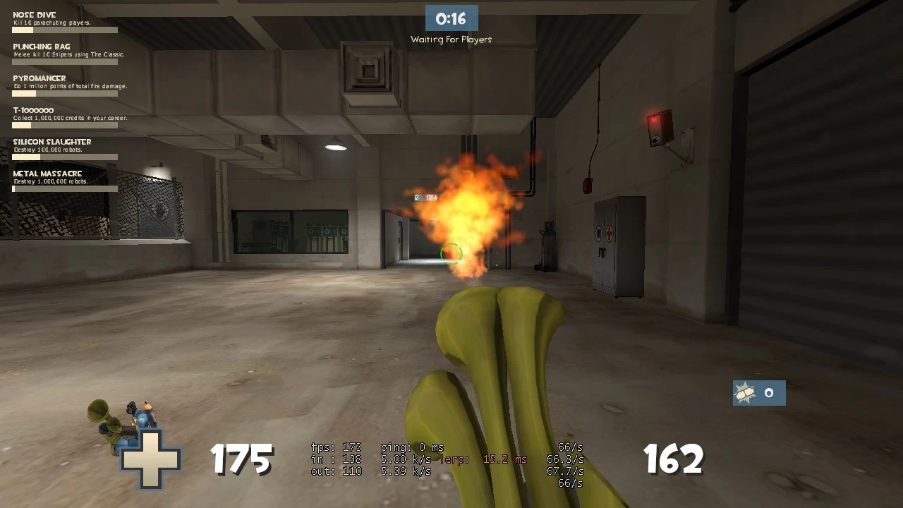 default fire rainblower
