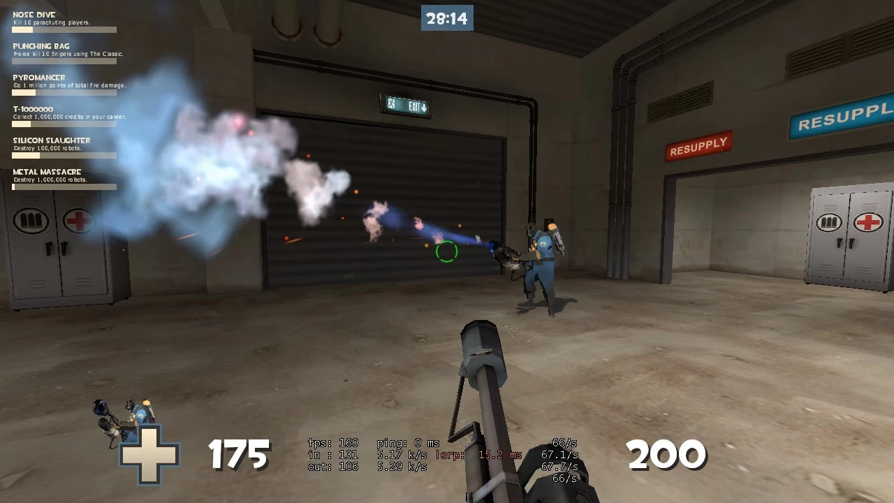 Blue Halloween Flamethrower Team Fortress 2 Mods