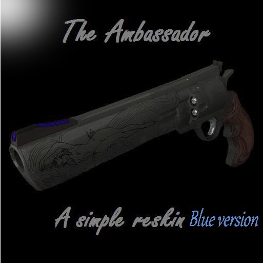 Simple Ambassador reskin (BLU TEAM FIX)