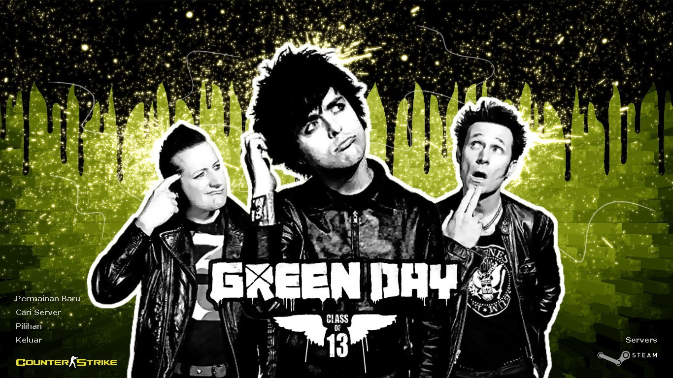 Green Day Background + Music [Counter-Strike ] [Mods]