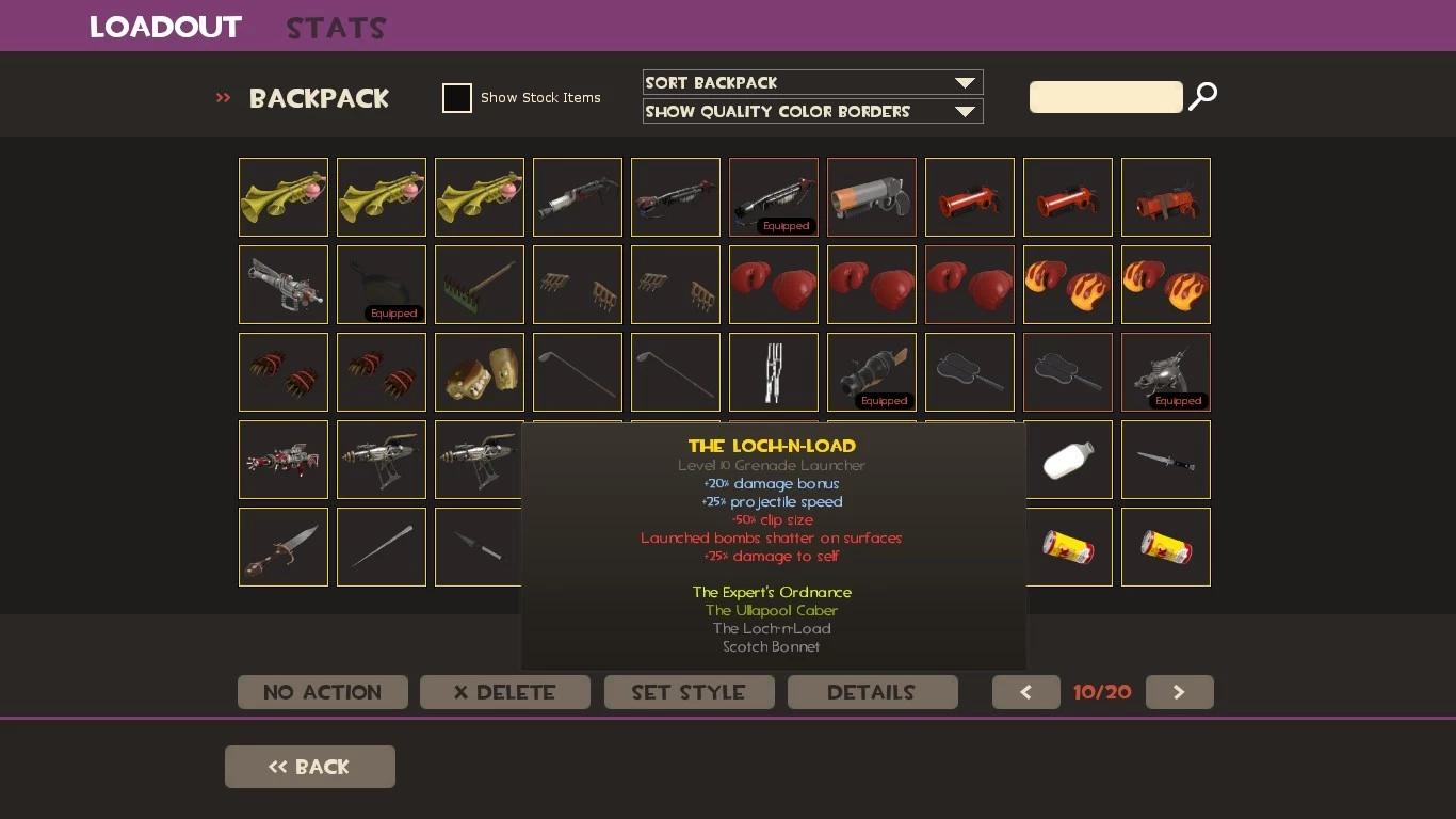 Crutch backpack icons!
