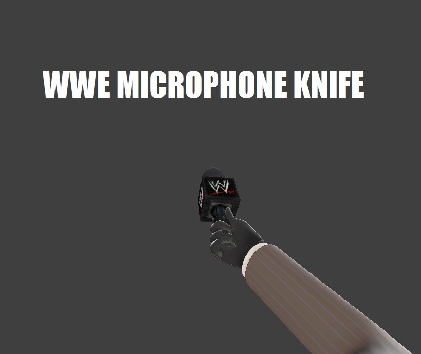 WWE Microphone Knife