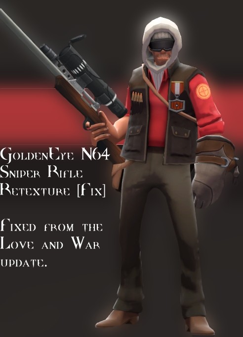 [LaW Fix] GoldenEye N64 Sniper Rifle Retexture