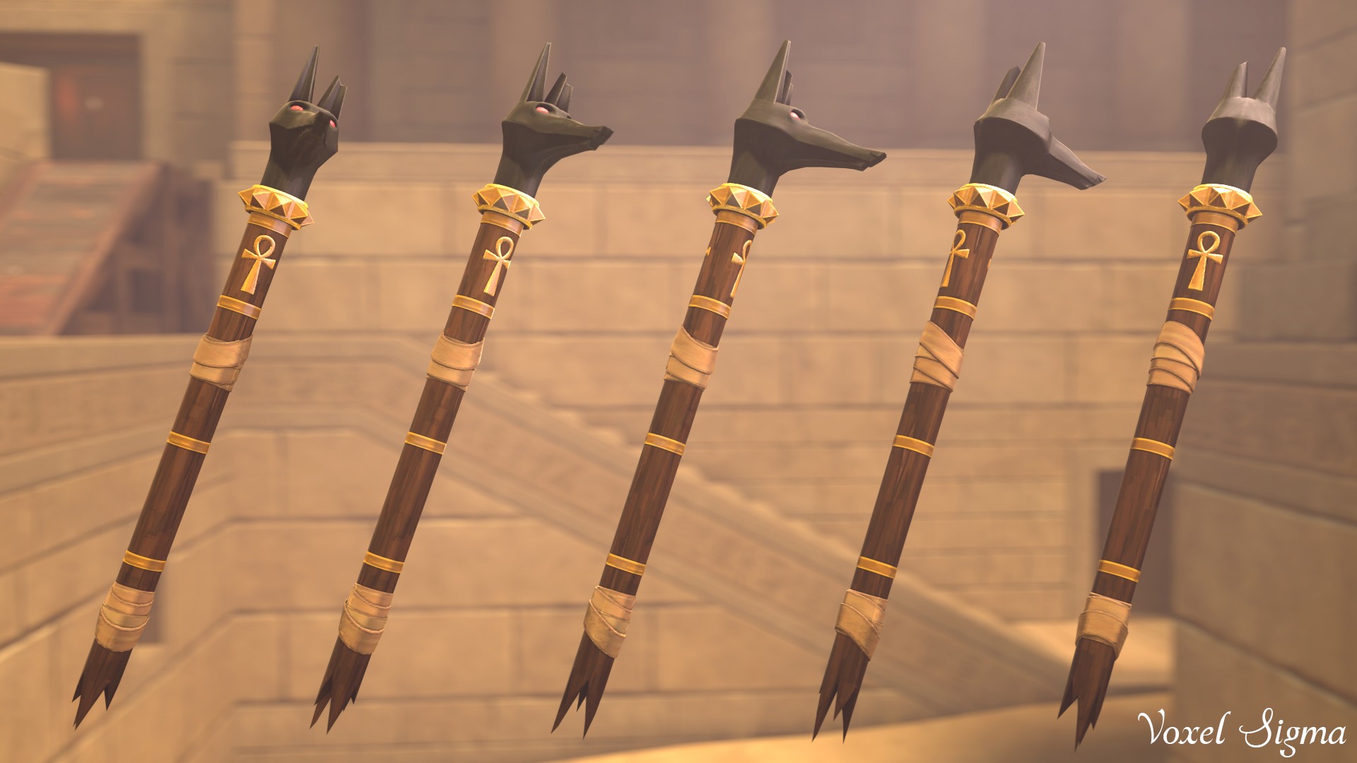 The Jackal Beating Stick