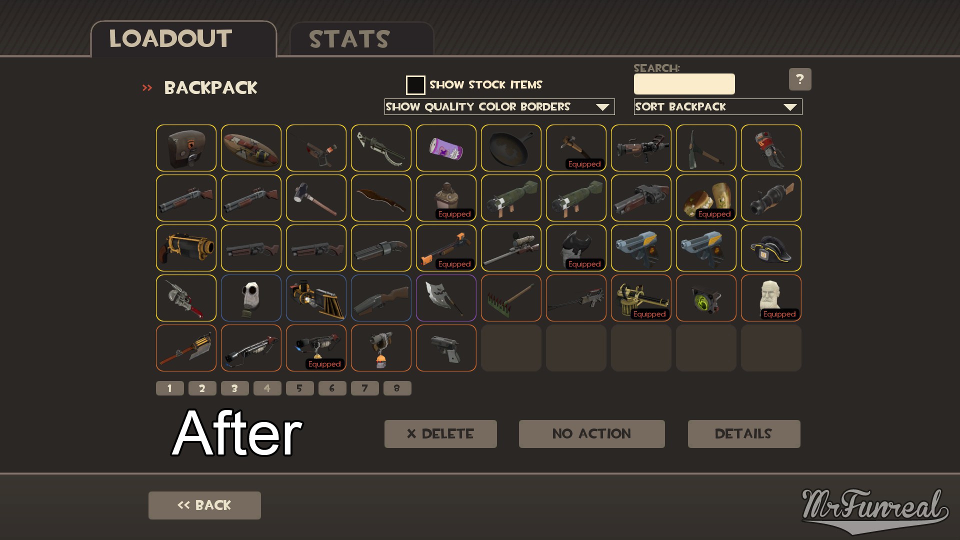 Thin Item Borders